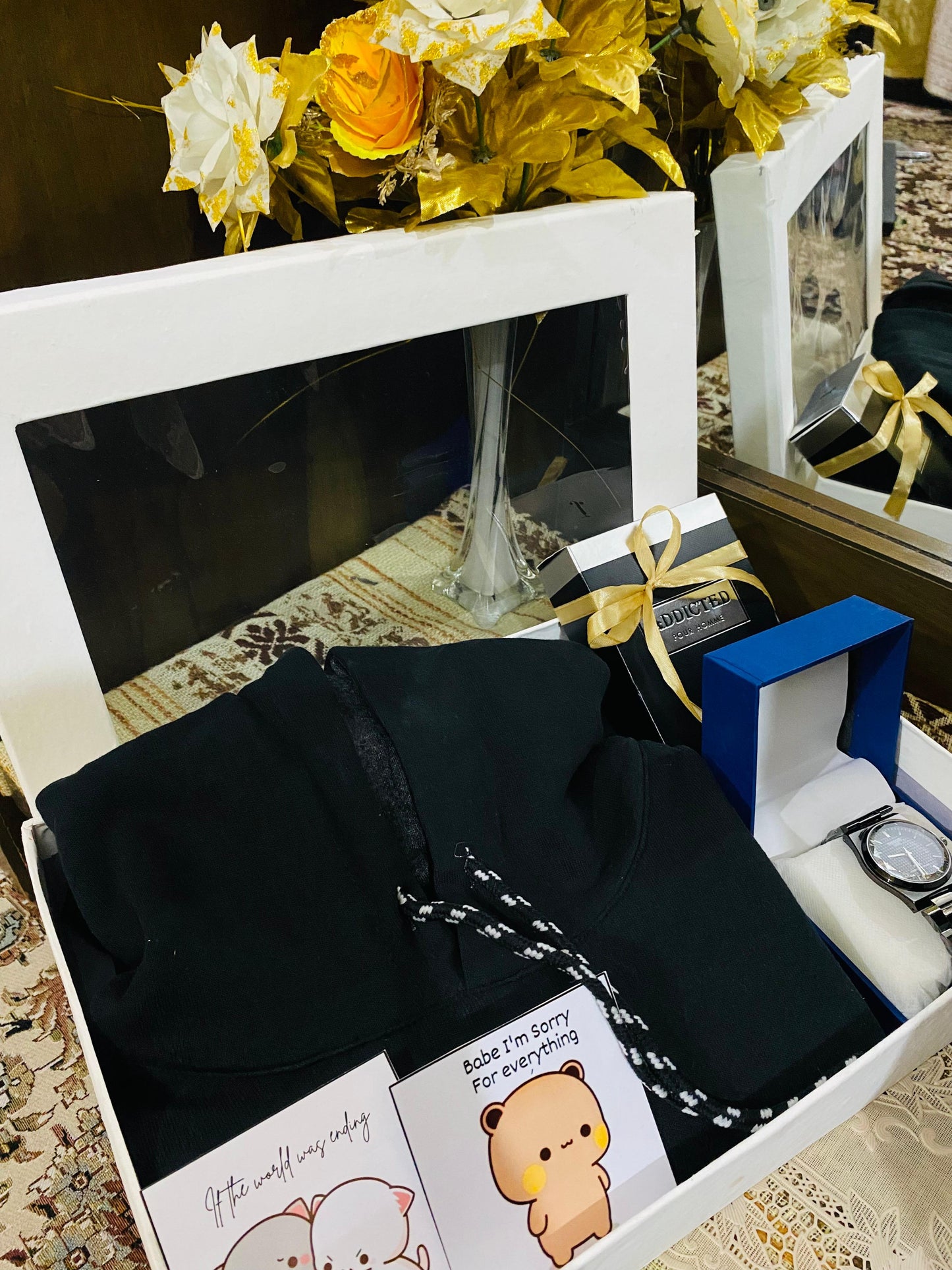 Whispers of Elegance By Custaura | Premium Customized Gift Box for Him