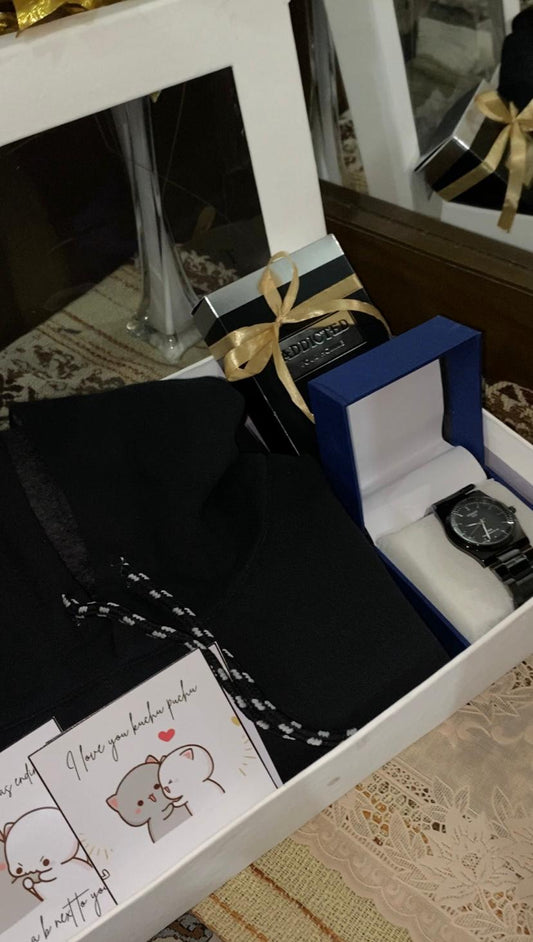 Whispers of Elegance By Custaura | Premium Customized Gift Box for Him